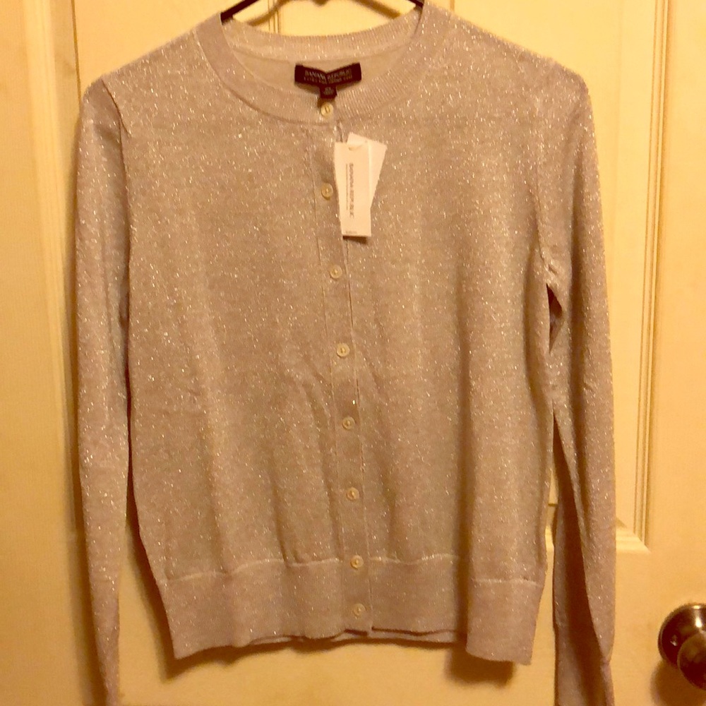 Silver banana republic cardigan